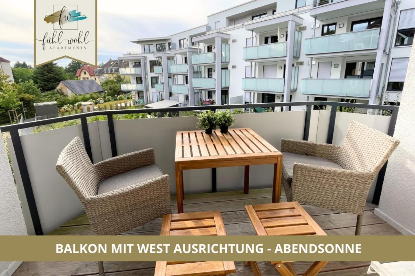 Semper Suite No1 - 2Zi Fewo 1-4 Pers, Balkon, Parkplatz, Hofgartennaehe Байройт Екстер'єр фото